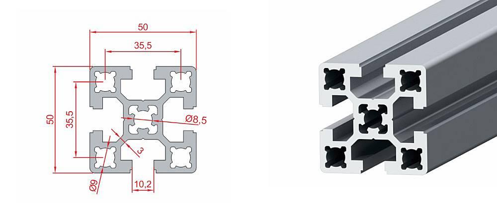50X50 SİGMA PROFİL AĞIR